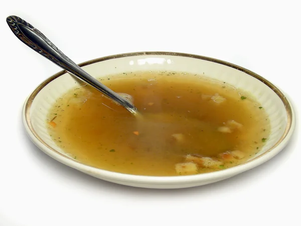 Plate of soup — Stock Photo, Image