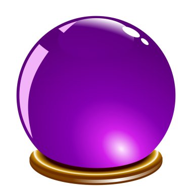 Glass button clipart