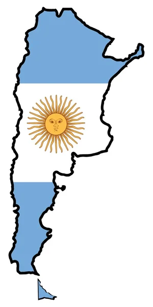 Цвета Аргентины — стоковый вектор