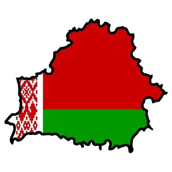 Цвета Белоруссии — стоковый вектор