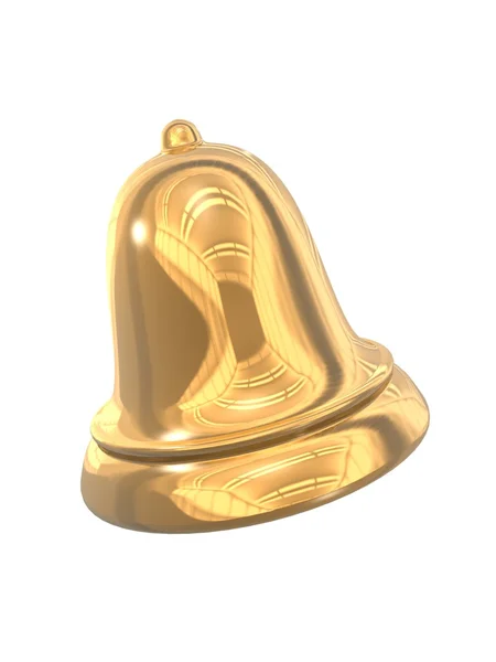 3D golden bell — Stock Photo, Image