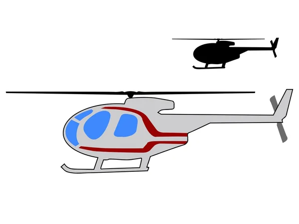 Helicóptero — Vetor de Stock