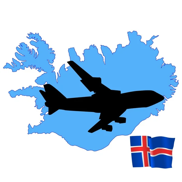 Llévame a Islandia — Vector de stock