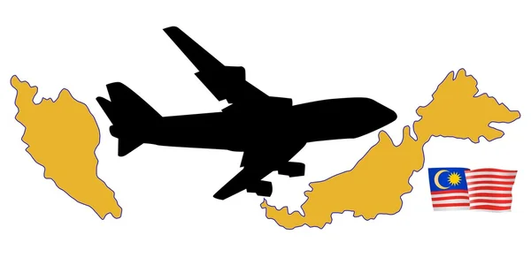 Stock vector Fly me to the Malaysia