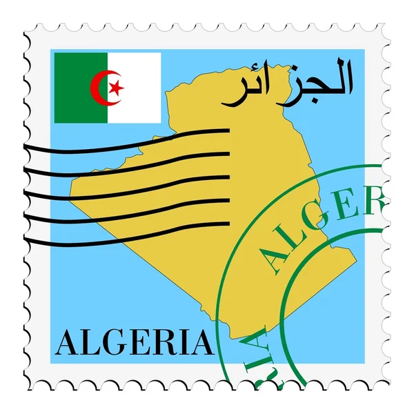 Correo a / desde Argelia — Archivo Imágenes Vectoriales