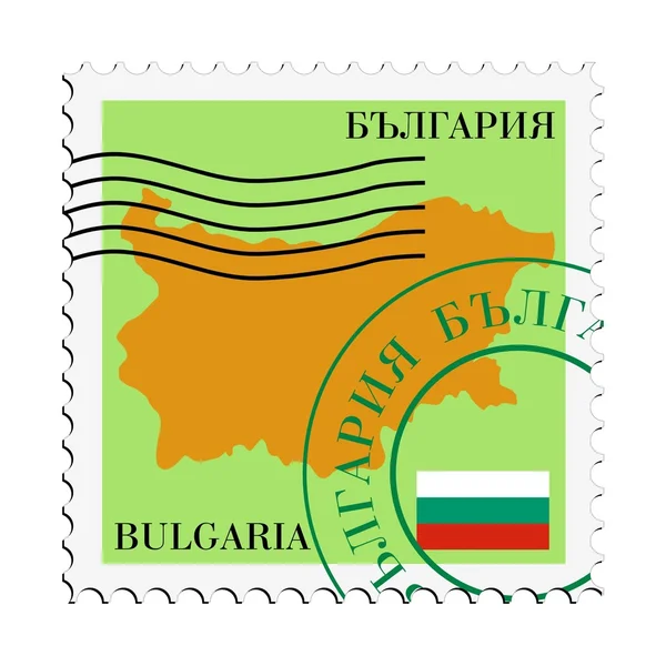 Bulgaristan 'a gelen / giden posta — Stok Vektör