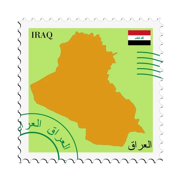 Post till / från Irak — Stock vektor