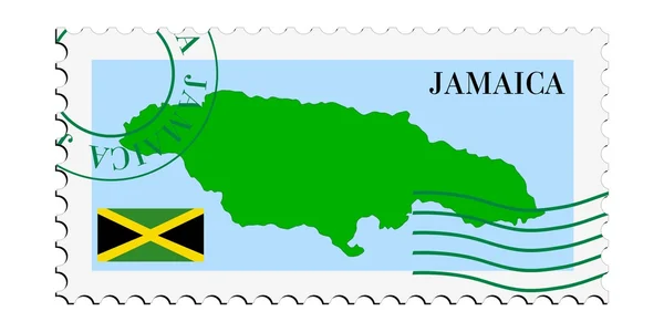 Mail an / von Jamaika — Stockvektor