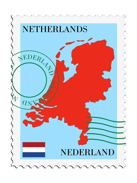 Posta/Hollanda dan — Stok Vektör
