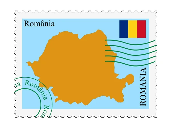 Пошта в/з Румунії — стоковий вектор