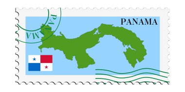 Mail to/from Panama clipart
