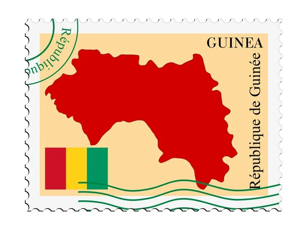 Posta da / per la Guinea — Vettoriale Stock
