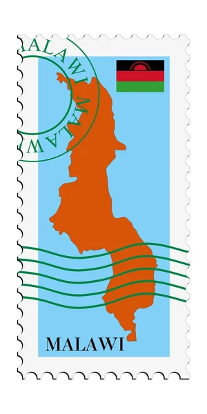 Пошта в/з Малаві — стоковий вектор