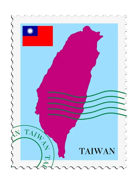 台湾へ/からのメール — ストックベクタ