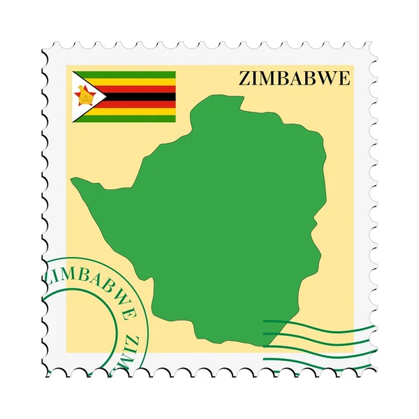 Mail to/from Zimbabwe — Stock Vector