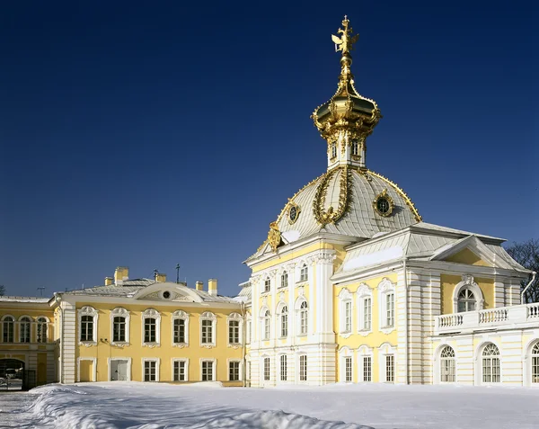 stock image Big Palace in Peterhof, St. Petersburg