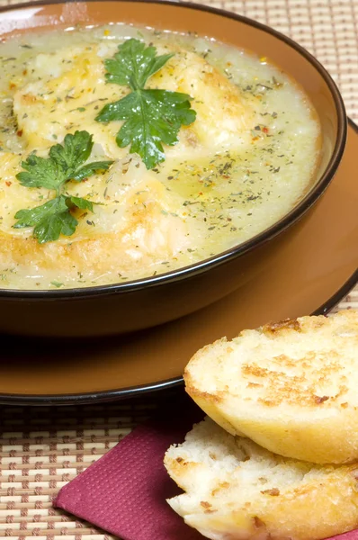 French leek soup — Stock Photo, Image