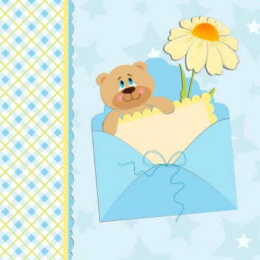 Baby's greetings card clipart