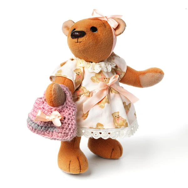 Mignon petit ours en peluche — Photo