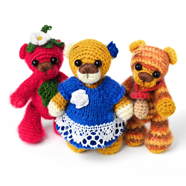 Familie van teddy bear — Stockfoto