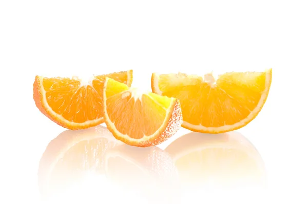 Segmenten van een sinaasappel — Stockfoto