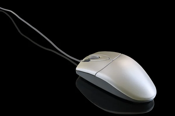 灰色のコンピュータ ・ マウス — ストック写真