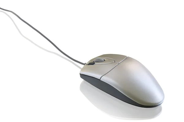 Mysz komputerową szary — Zdjęcie stockowe