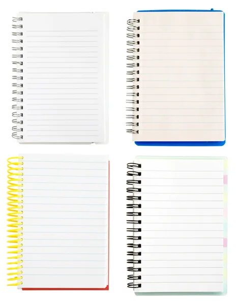 Four notebook — Stock Photo, Image