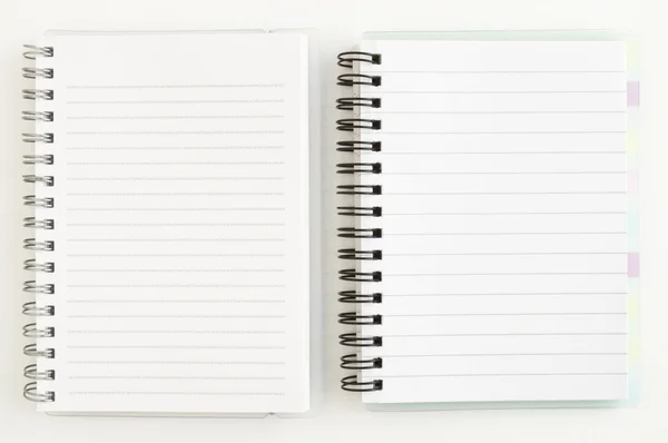 Dos notebooktwee notitieboekje — Stockfoto