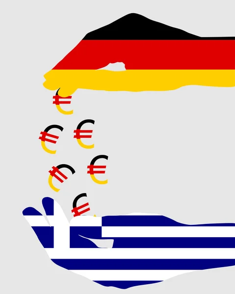 Subsídios para a Grécia — Fotografia de Stock
