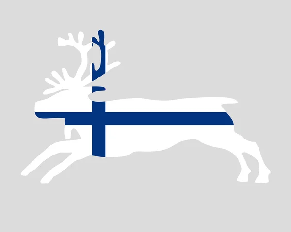 Finnlands Rentiere — Stockfoto