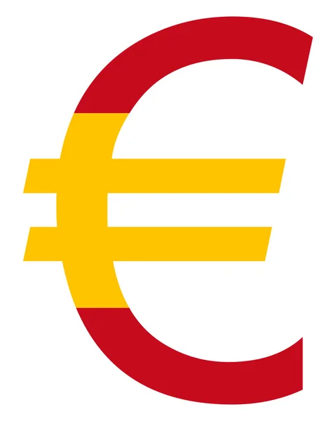 Spaanse euro — Stockfoto