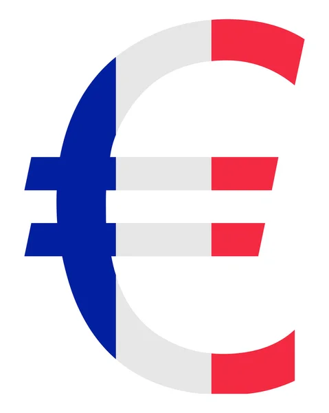 Французький євро — стокове фото
