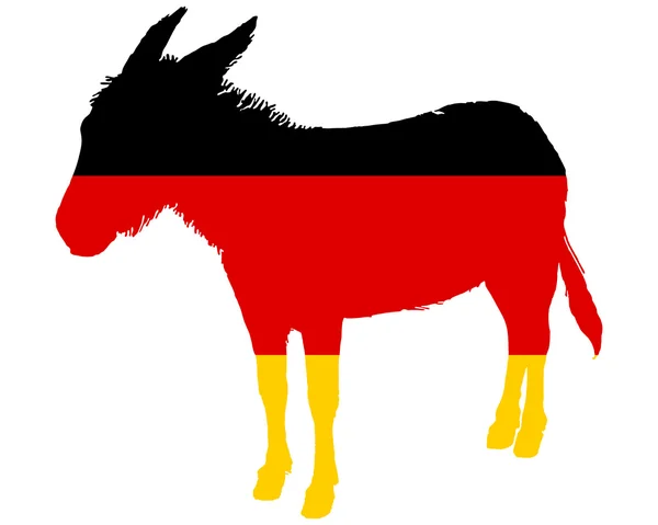 Niemiecki osioł — Zdjęcie stockowe