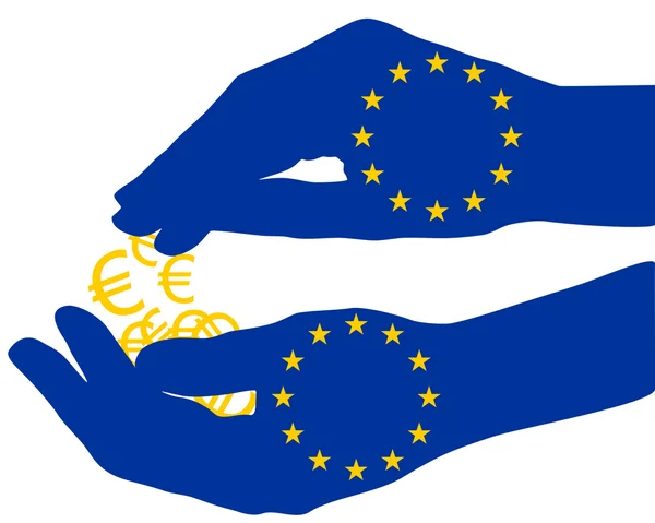 Európai támogatások — Stock Fotó