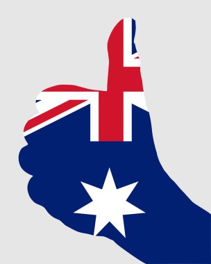 Australian hand signals clipart