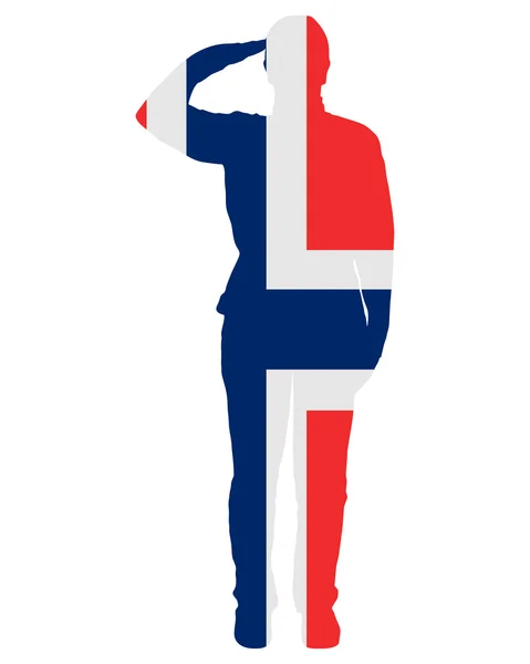Norský pozdrav — Stock fotografie