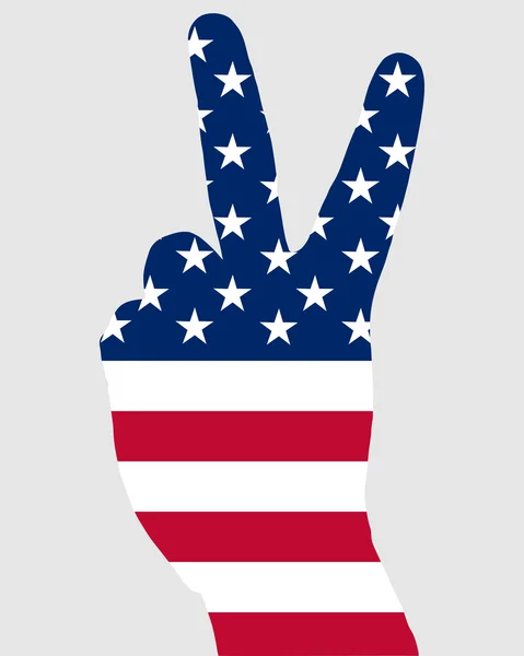Amerykański palcem znak — Zdjęcie stockowe
