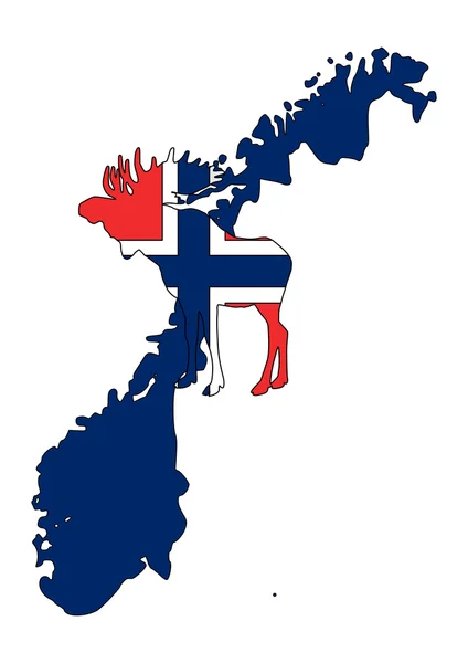 Norweski łoś — Zdjęcie stockowe