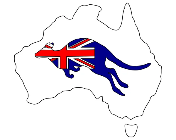 Кенгуру Австралии — стоковое фото