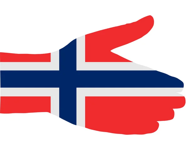 Norveç el sıkışma — Stok fotoğraf