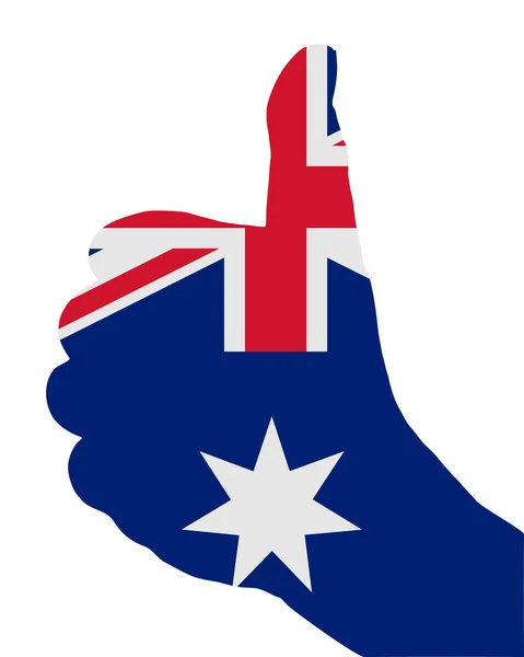 Sygnały ręczne australijski — Zdjęcie stockowe
