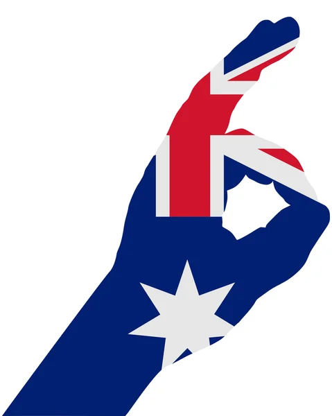 Australský rukou signály — Stock fotografie