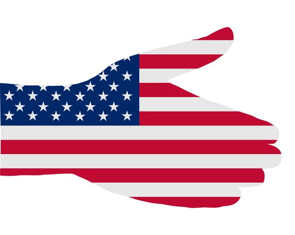 Amerikaanse handdruk — Stockfoto