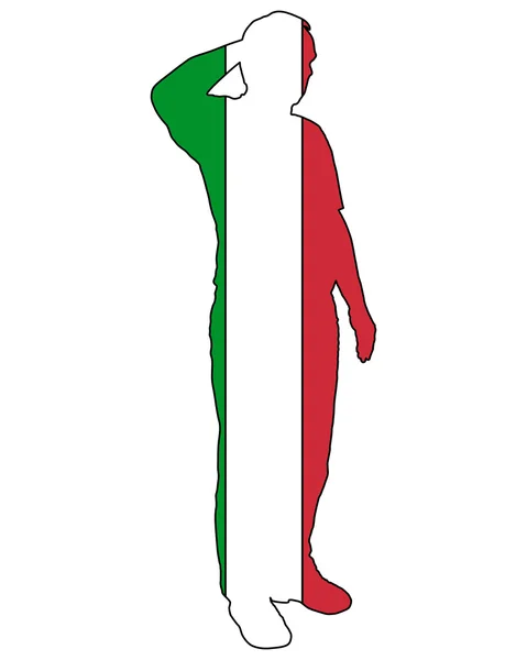 Italian Salute — Stock Photo, Image