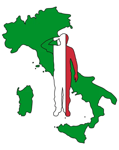 Saudação italiana — Fotografia de Stock