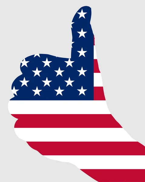 美国手指标志 — 图库照片