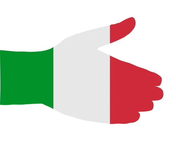 Італійський рукостискання — стокове фото