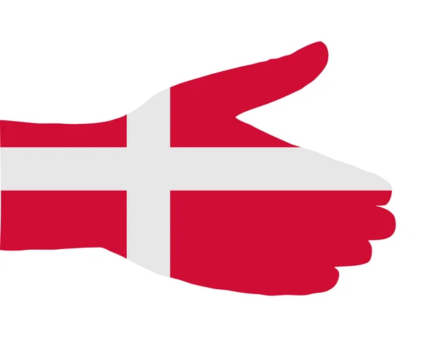 Данська рукостискання — стокове фото