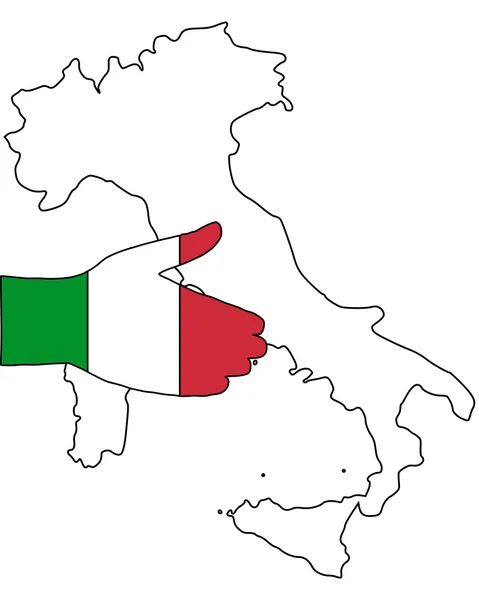 Välkommen till Italien — Stockfoto